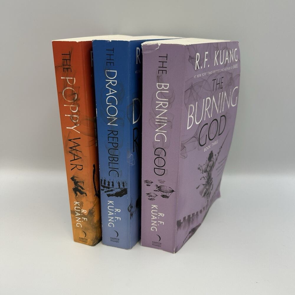 The Poppy War Trilogy by R. F. Kuang 3-book Complete Set Paperback Books